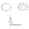 Catalano ZERO-SFERA SOFT-CLOSE TAKE-OFF PLUS deska chromowana 5SCSTPLCR